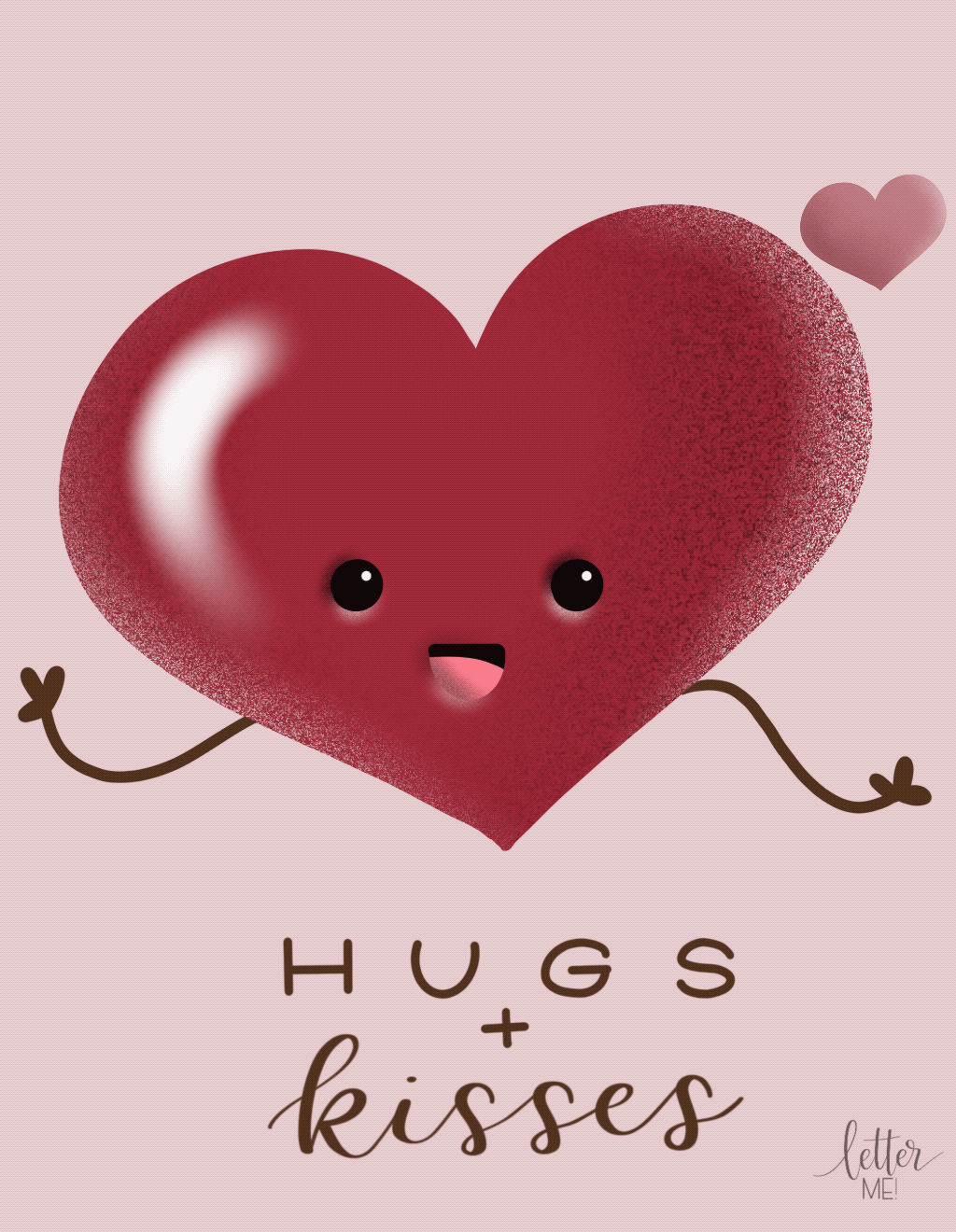 valentines day - free downloads — letter me!